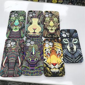 Luxo Office Animals Matte TPU Powrót Pokrywa dla iPhone 13 Pro Max 12 11 XR XS 7 8 6 6S PLUS Luminous Miękki obudowy