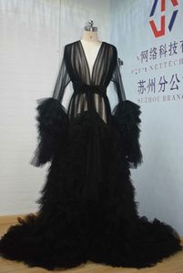 新レアル画像黒マタニティ女性写真撮影ドレス注文のパーティーウエディングガウンスリーウェアナイトドレス