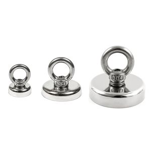 Hooks & Rails Super Strong Magnet Fishing Salvage Magnets Pot Permanent Deep Sea Hook Powerful Magnetic333g