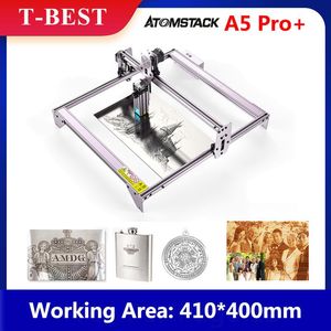 Printers Upgrade ATOMSTACK A5 Pro Plus Laser Engraver 40W CNC Desktop DIY Engraving Cutting Machine With 410x400 Area