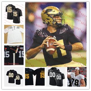 Maglia da calcio cucita Purdue Boilermakers 1 Michael Alaimo7 Tirek Murphy King Doerue 41 Khali Saunders Jack Plummer Paul Piferi Dedrick Mackey George Karlaftis