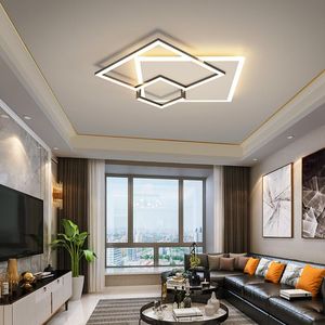 Chandeliers Creative Led Ceiling Chandelier For Bedroom Living Room Kitchen Square Modern Home Lustre Decor Lighting Luminaries
