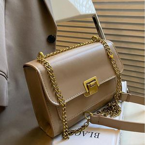 Cross Body Women Bolsas e Bolsas Embreagens de Luxo Sacos de Ombro para 2021 Designer Crossbody Bag PU Cadeia de couro PU Marca