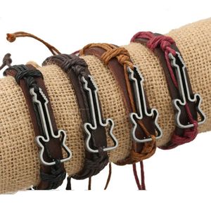 Zinc alloy environmental protection guitar accessories accessories leather bracelet manufacturers direct s DMFB474 mix order 20 pieces a lot