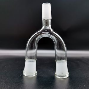 Glass adapter 14mm 18mm Male Female Hookahs Accessary Double Bowl Adapteres two size For Option Hookah Bongs Water Pipes