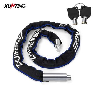 Wholesale bike security chains for sale - Group buy Xunting Bicycle Lock Safe Metal Anti Theft Outdoor Bike Chain Security Reinforced Cycling Accessories