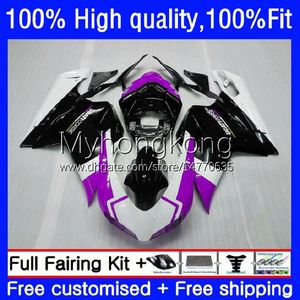 Wstrzyknięcie ciała dla Ducati 848S 1098S 1198S 848R 07-12 Cowing 14NO.107 1098R Purple BLK 1198R 2007 2008 2009 2010 2011 2012 848 1098 1198 S R 07 08 09 10 11 12 OEM Osoba