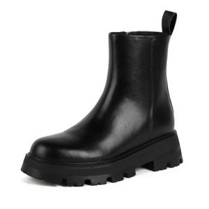 Новые Женские Bootle Boots Натуральная Кожа Толстая нижняя Женская Обувь Мода Короткие Ботинки Ежедневные Женские Обувь Размер 34-40