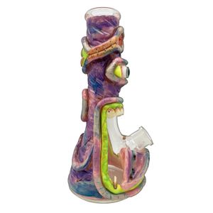 amazing color Hand Painted Hookahs Glass Bong Monster Smoking Water Pipe From China Factory Bongs Wholesale
