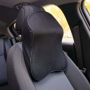 Justerbar huvudbegränsning 3d Memory Foam Auto Neadrest Travel Pillow Neck Support Hållare Säte täcker bil styling