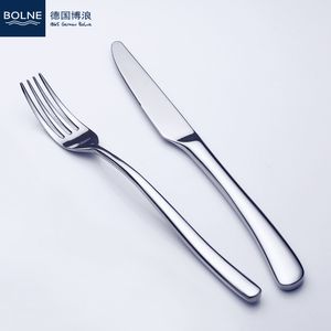 Western Dinnerware Stainless Steel Kniv Fork Spoon 3st Western Porslin Bestick Set Portable Lunch Kitcchen Koreanska