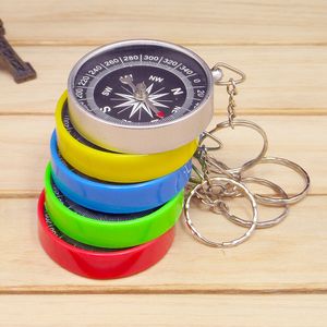 Outdoor Gadgets American compass keychain plastic compasses promotional gifts Hiking and Camping