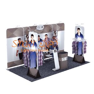 Fashion Show Promotion Stand For Advertising Display con Kit cornice Custom Pull Color Color Graphics Graphics Borsa
