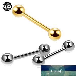 10 sztuk / 20 sztuk / 50 sztuk G23 Tytanu Tongue Piercing Kobiety Sexy Język Pierścionki Przemysłowe Barbells Sexy Body Biżuteria dla Bar Girls Cena fabryczna Ekspert Design Quality