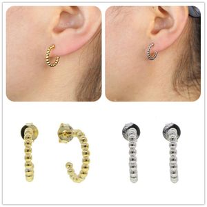 Hoop Huggie 2021 Einzigartiges Design, einfache runde Gold- und Silberfarben-Ohrringe für Frauen und Mädchen, Hochzeitsgeschenk, Schmuck