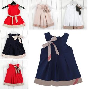 Le ragazze vestono i vestiti della neonata del progettista di estate Vestiti del bambino infantile Abbigliamento casual per bambini della principessa di moda