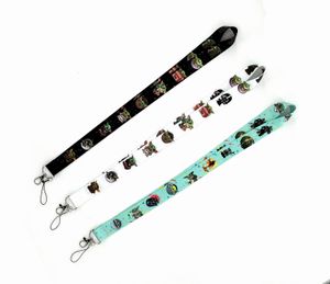 Movie Anime designer keychain Lanyard Credit Card ID Holder Badge Student Travel Bank Bus Business Card Cover Badges