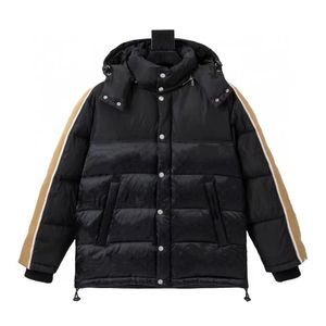 Men s Jackets Men And Women Hooded Winter Down Jacket With Detachable Hat White Duck Filling Warm Casual Coat