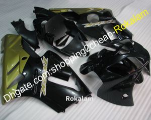 ZX 12R 02 03 04 Fairings For Kawasaki ZX12R 2002 2003 2004 Black Golden Motorcycle Fairing Set (Injection molding)