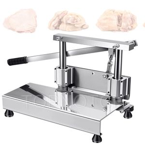 Commercial Bone Cutting Maker Frozen Flesh Cutter Machine för Cut Ribs Fish Meat Beef Tool