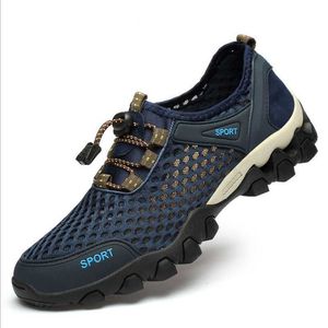 Breathable Water Shoes For Men Climbing Hiking Upstream Shoes Men Outdoor Beach Swimming Shoes Barefoot Sneakers B1467 Y0714