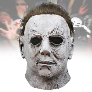 2018 Film Horror Michael Myers Mask Cosplay Vuxen Latex Full Face Hjälm Halloween Party Scary Props Toy