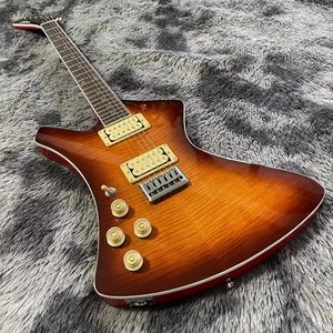 Custom Grand A20 flamed top canhotices guitarra elétrica aceita OEM