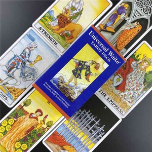 Горячая распродажа высокого разрешения на заводской карты Tarot Card сделана полные английские комиксы Универсальный важный гадание для вайтов