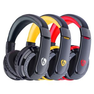 Sobre orelha Bass estéreo Bluetooth Headphones Sem Fio Headset Alienígena Suporte Micro SD Cartão de Rádio Microfone Et Earphones MX666