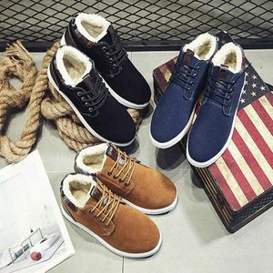 Ankle mens boots Flat men shoes Internal elevation Fluffy boot non-slip handsome fashion shock absorption Plush high-quality designer J5V3#