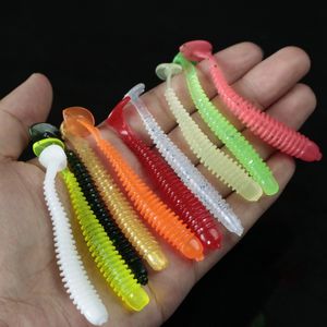 20pcs Soft Jig Fishing Lure Silicone Swimbait Bass Bait 50mm 60mm 70mm Lures for Fishing Simulation Fish Leurre Tackle