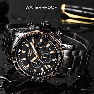 Högkvalitativ Quartz Watch 2019Lige Militär Mäns Klockor Top Luxury Brand Sport Watch Man Vattentät Big Dial Male Clock Relogio Q0524