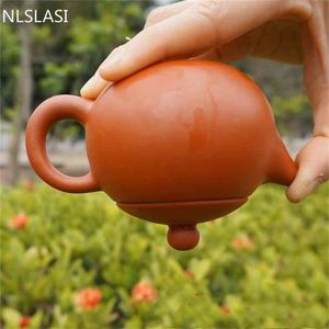 Nlslasi Yixing Herbata Pot Purple Clay Xi Shi Pot Ore Beauty Czajnik Kostium Puer Chiński zestaw Etykiety Dostawy 210621