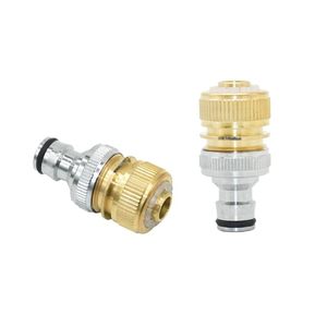 Vattenutrustning Brass Nippel till Slang Quick Connector mm Garden Adapter Drip bevattning Kopparbeslag st