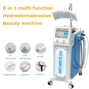 Vacuum 8 in 1 Oxygen water peeling aqua clean hydra dermabrasion skin rejuvenation facial skin cleansing spa equipment