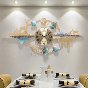 Wall Clocks Living Room High-end Clock Creative Atmosphere Beautiful Luxury Fashion Home Restaurant Personality Decora