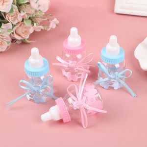 Prezent owinąć dziecko butelka przezroczyste plastikowe pakowanie pudełko kreatywny cukierki prysznic niebieski chłopiec różowy dziewczyna chrzest urodziny
