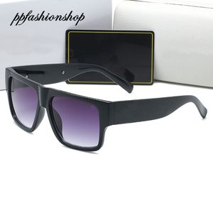 Män guldmetall solglasögon mode kvadratram glasögon uv400 skyddande sommar glasögon 4 färger ppfashionshop