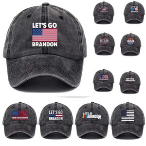 Party Hats Lets Go Brandon FJB Dad Beanie Cap Printed Baseball Caps Washed Cotton Denim Adjustable Hat