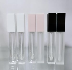 7ml Lip gloss Plastic Bottle Containers Empty Clear/Frosted Lipgloss Tube Eyeliner Eyelash Container SN3346