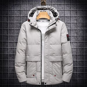 Wholesale Men Thicken Parker Down Coats Fashion Warm Windproof Removable Hooded Puffer Jacket Designer Winter Bread Casual Puff Jackets