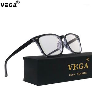 Sunglasses VEGA Eyewear Trendy Anti Blue Ray Glasses Rimless Square Eyeglasses Clear Light Blocking Women Men Computer Eyeglass VG2941