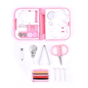 Wholesale thread button for sale - Group buy Sewing Notions Tools Set Buttons Pins Storage Boxes Box Household Portable Travel Mini Kit Scissor Thimble Needle Threads