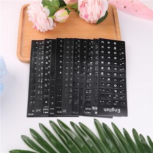 12styles Waterproof Language Language Keyboard Layout z literami przycisków Alphabet do opakowania na prezenty komputerowe