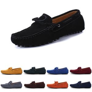 Män Casual Shoes Espadrilles Triple Black Navy Brown Wine Red Green Khaki Orange Mens Sneakers Outdoor Jogging Walking Twenty Nine