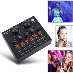 V8 Extern USB Sound Card Karaoke Microphone BM 800 Webcast Personal Entertainment Streamer Live Broadcast för BM800 med Retail Box High Quality