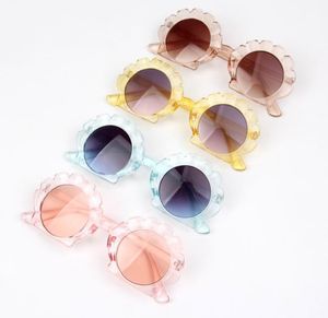 Baby Sunglasses Girls Round Shell Shape Eyeglasses Fashion Boy Sun Glasses UV400 Children Beach Eyewear Kids Accessories 8 Colors BT6534