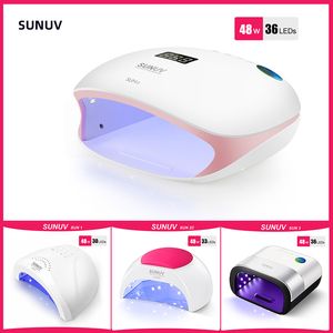 SUNUV nail dryer lamp uv led Nails Dryer 54W 48W 36W Ice Manicure Nail Drying Lamp For Gel Varnish