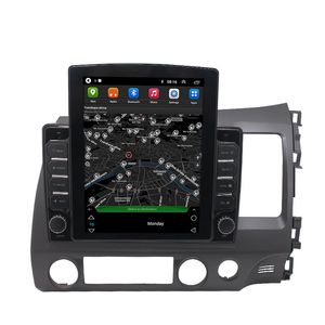 Auto DVD Radio Player per Honda Civic 2006-2011 Tesla Style Vertical GPS Navigation Support Steer Wheel Control