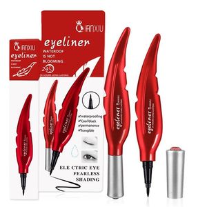 Feather Shaped Liquid Eyeliner Pen Waterproof Smudge-Proof Easy to Color Liquid Eyeliners Pencil Makeup Cosmetics Tools